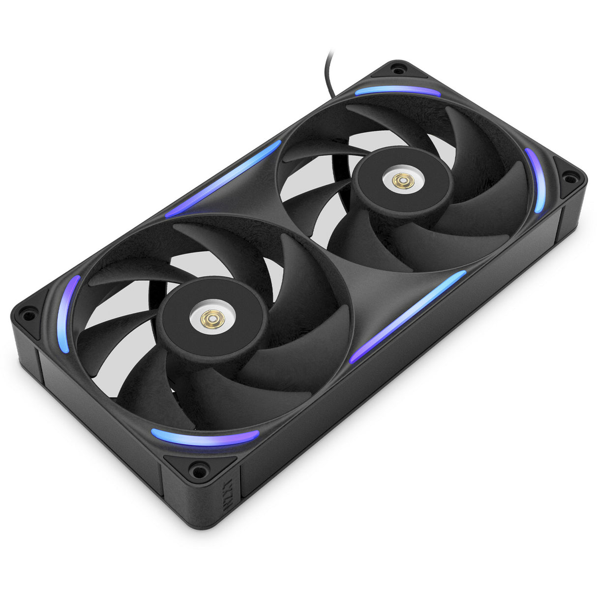 Nzxt f240x rgb case fans (zwart, 2 stuks, 240 x 120 x 30 mm, pwm)