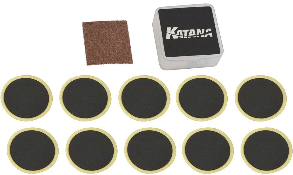 Katana gp-1 self-adhesive patches (10 pieces) puncture repair kit