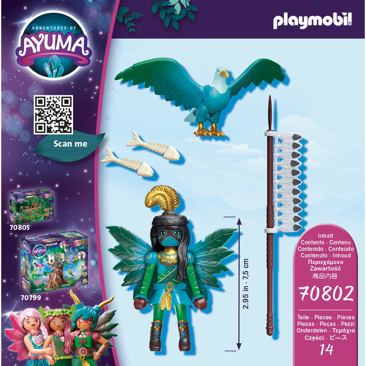 PLAYMOBIL Ayuma Knight Fairy le ainmhí totem
