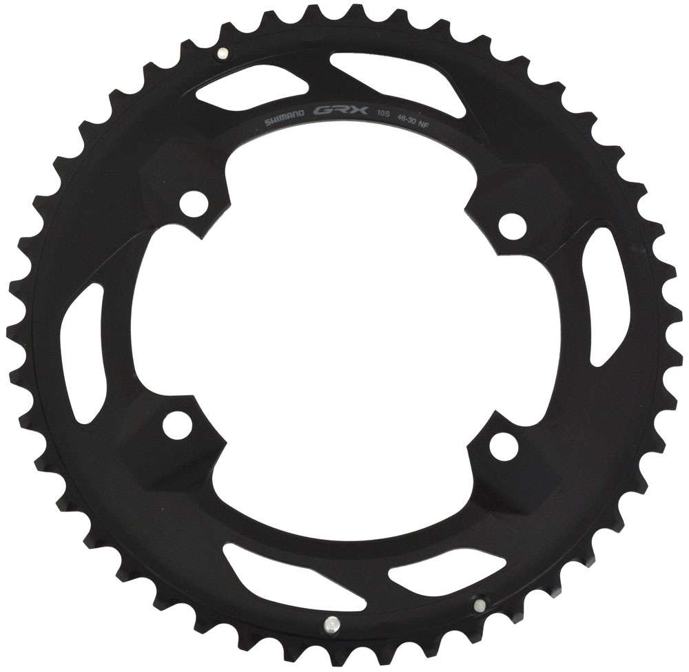 Shimano chainring grx fc-rx600 chain ring shim.grx fc-rx600 46 teeth nf
