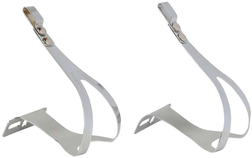 Zefal toe clips zef l xl steel chr