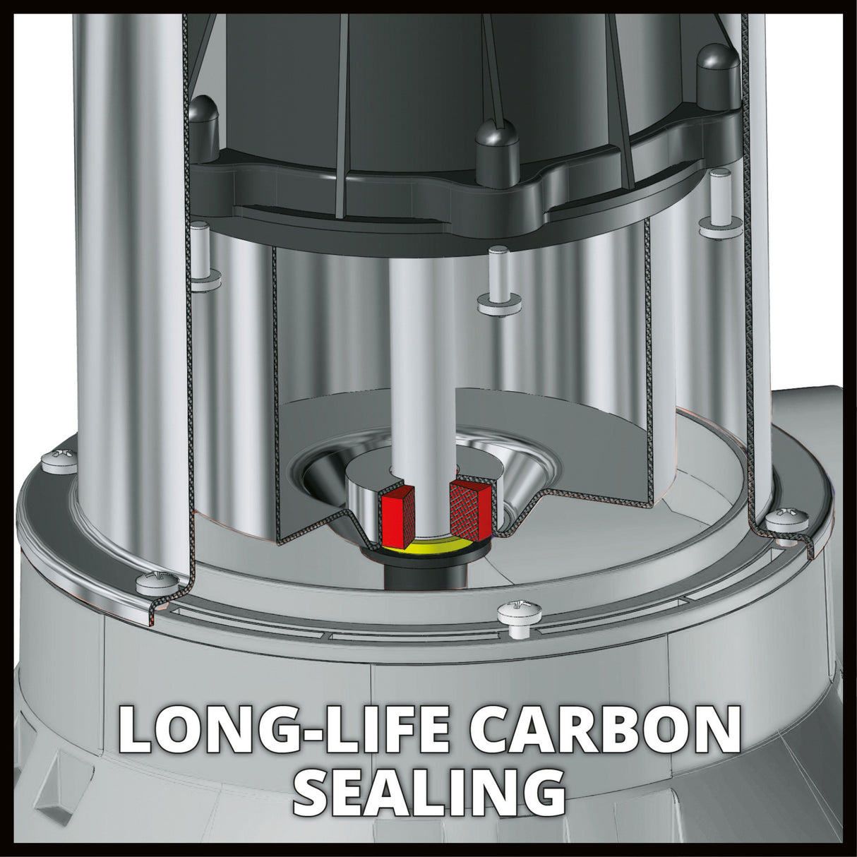 Einhell gc-dp 7035 n eco plus vuilwaterpomp (roestvrij staal rood)