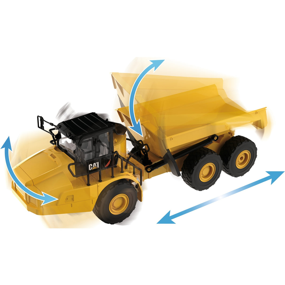 Carrera 1:24 RC Cat 745 Kiepwagen