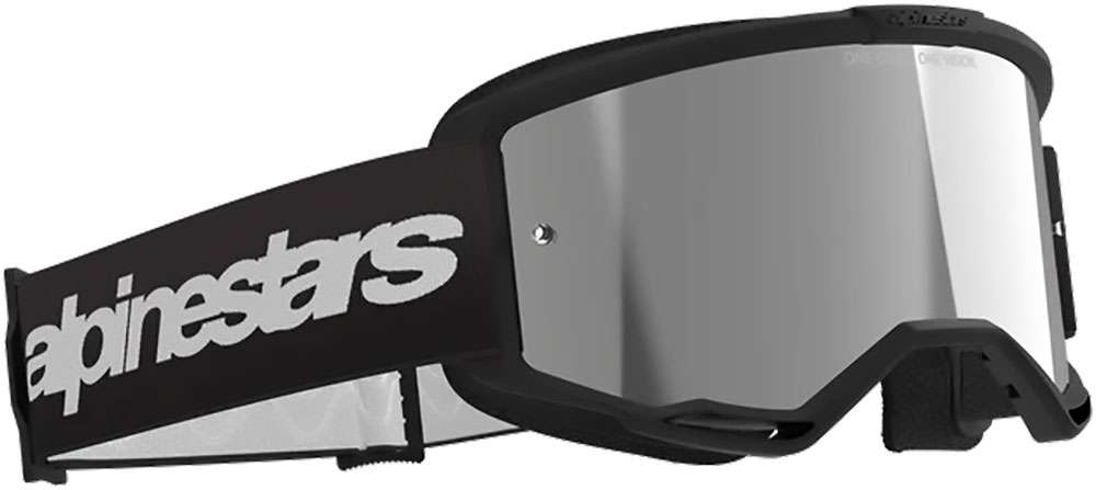 Alpinestars vision 3 wordmark (mirror silver) - mtb goggle