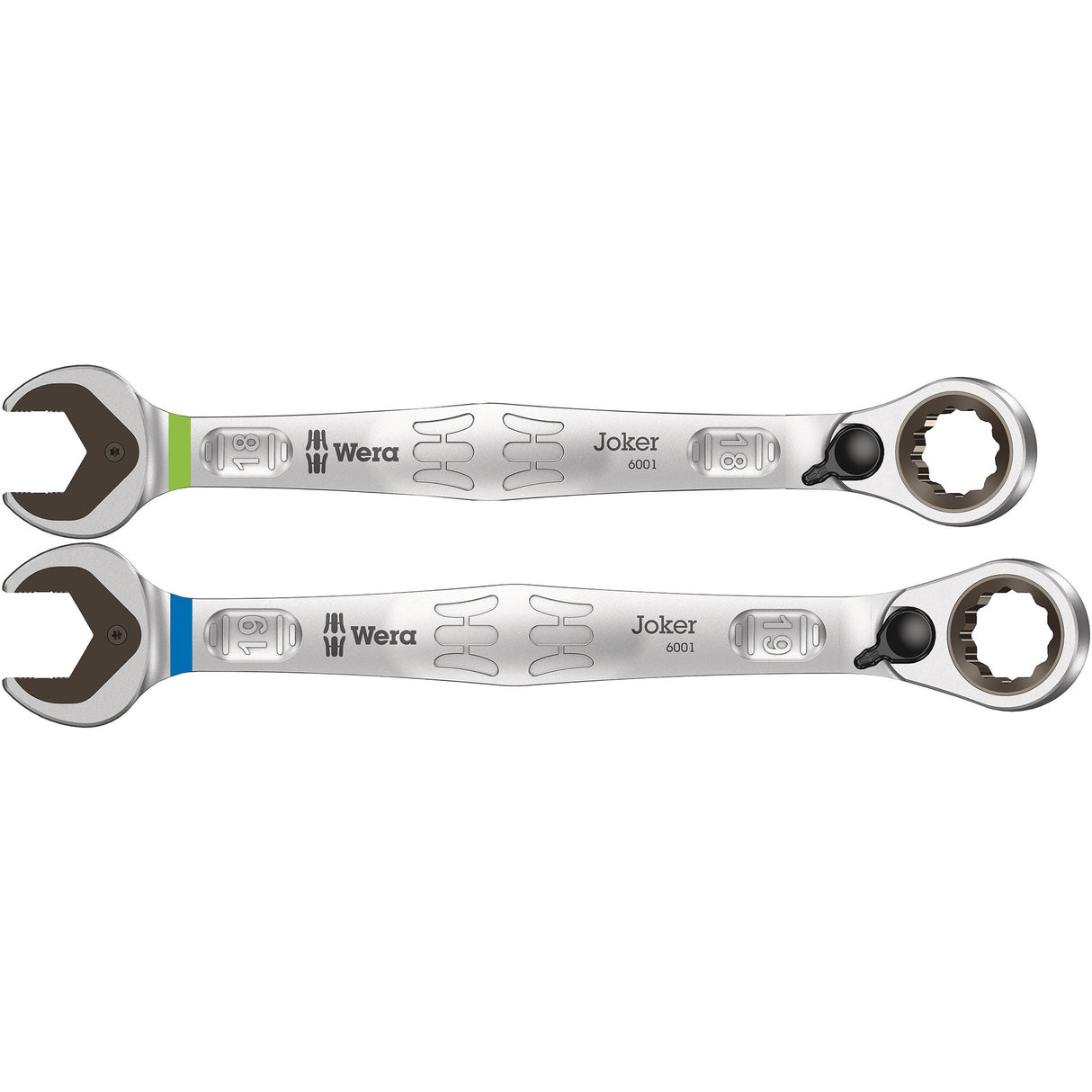 Wera 9733 schuimrubberen inzetstuk met 6001 joker switch set 1, 11‑delig moersleutel (zwart grijs)