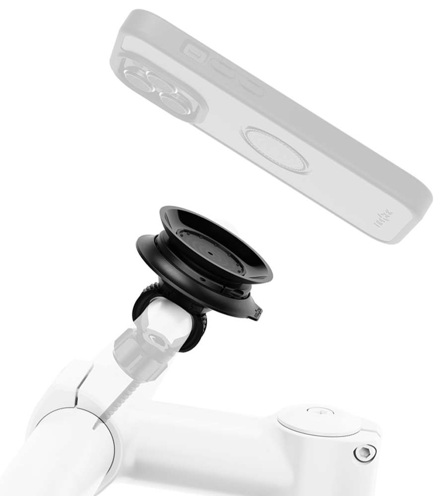 Fidlock vacuum handlebar flex base - smartphone handlebar mount