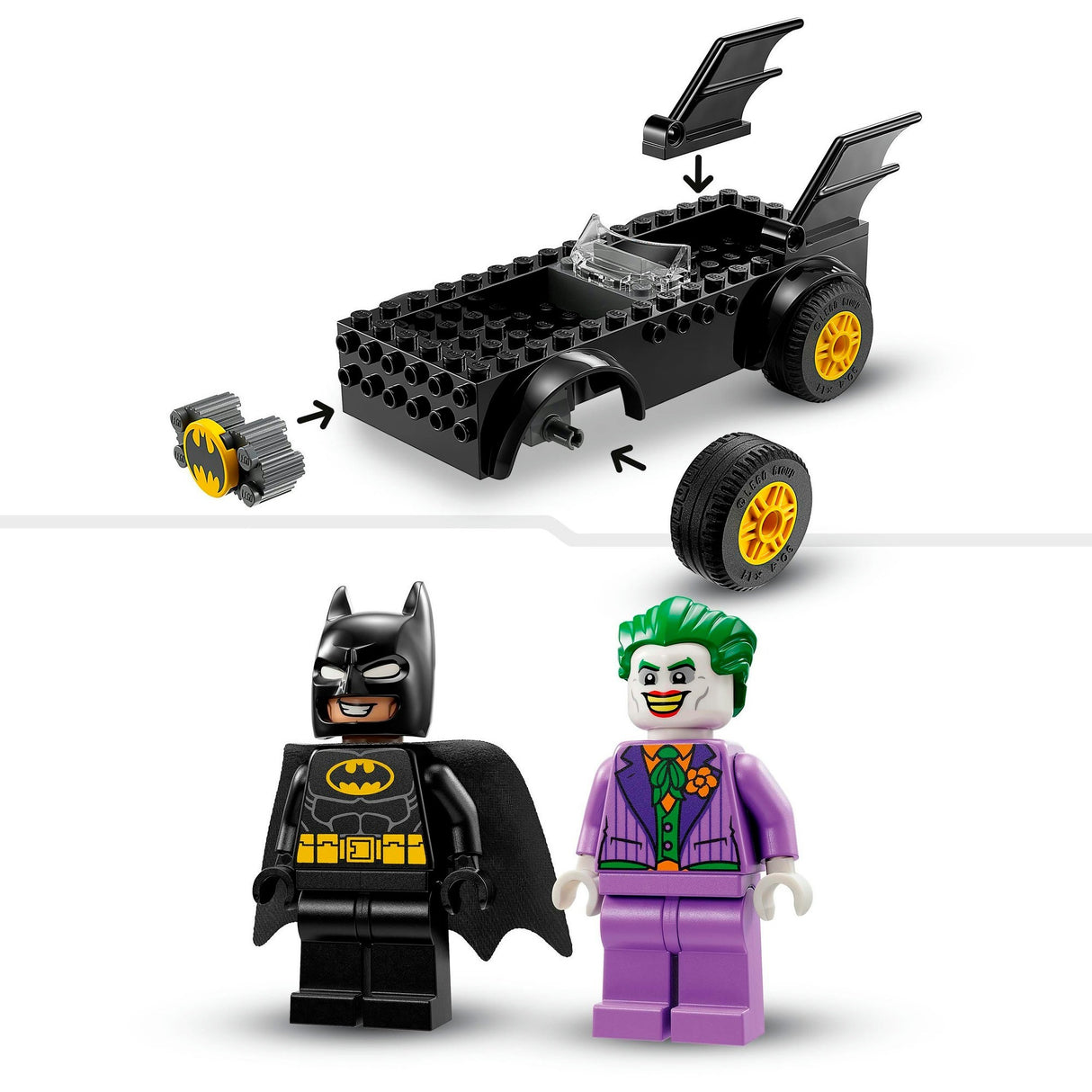 Lego DC Super Heroes - Batmobile Pursuit: Batman vs. The Joker Construction Toy (76264)