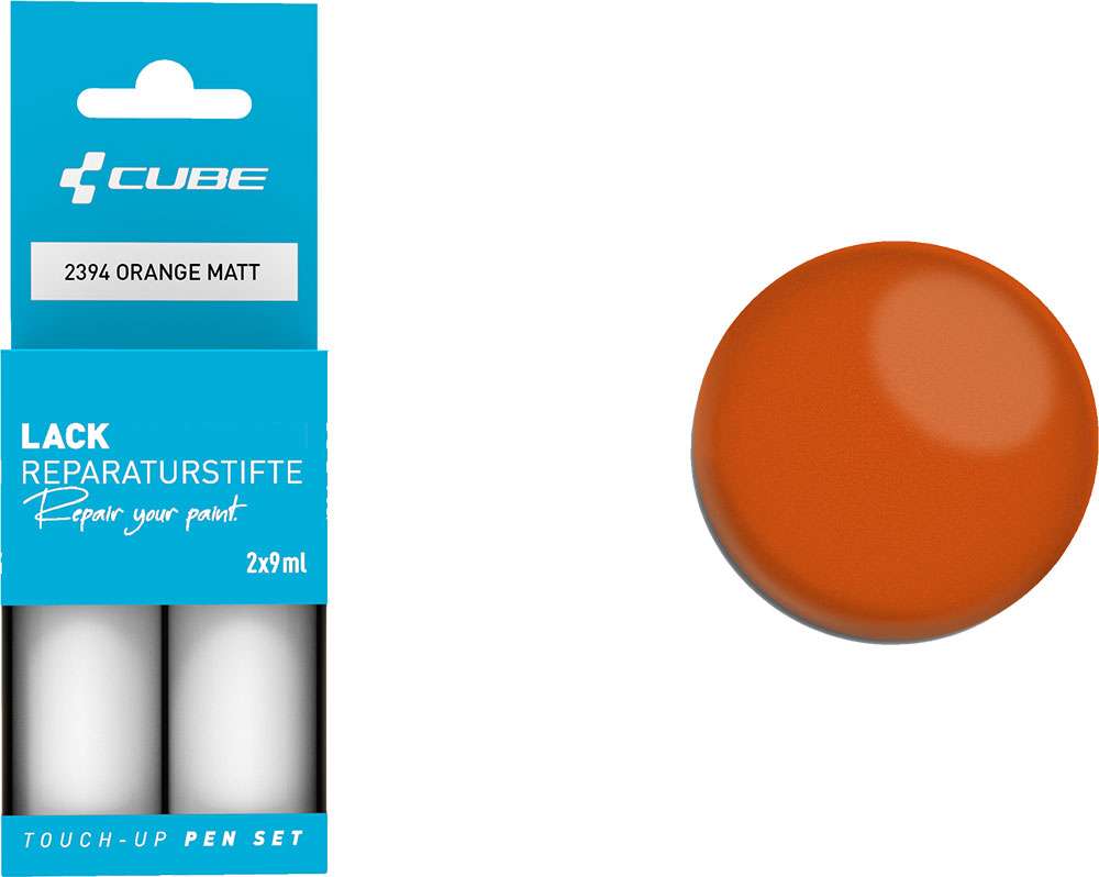 Cube touch-up pen set orange matt