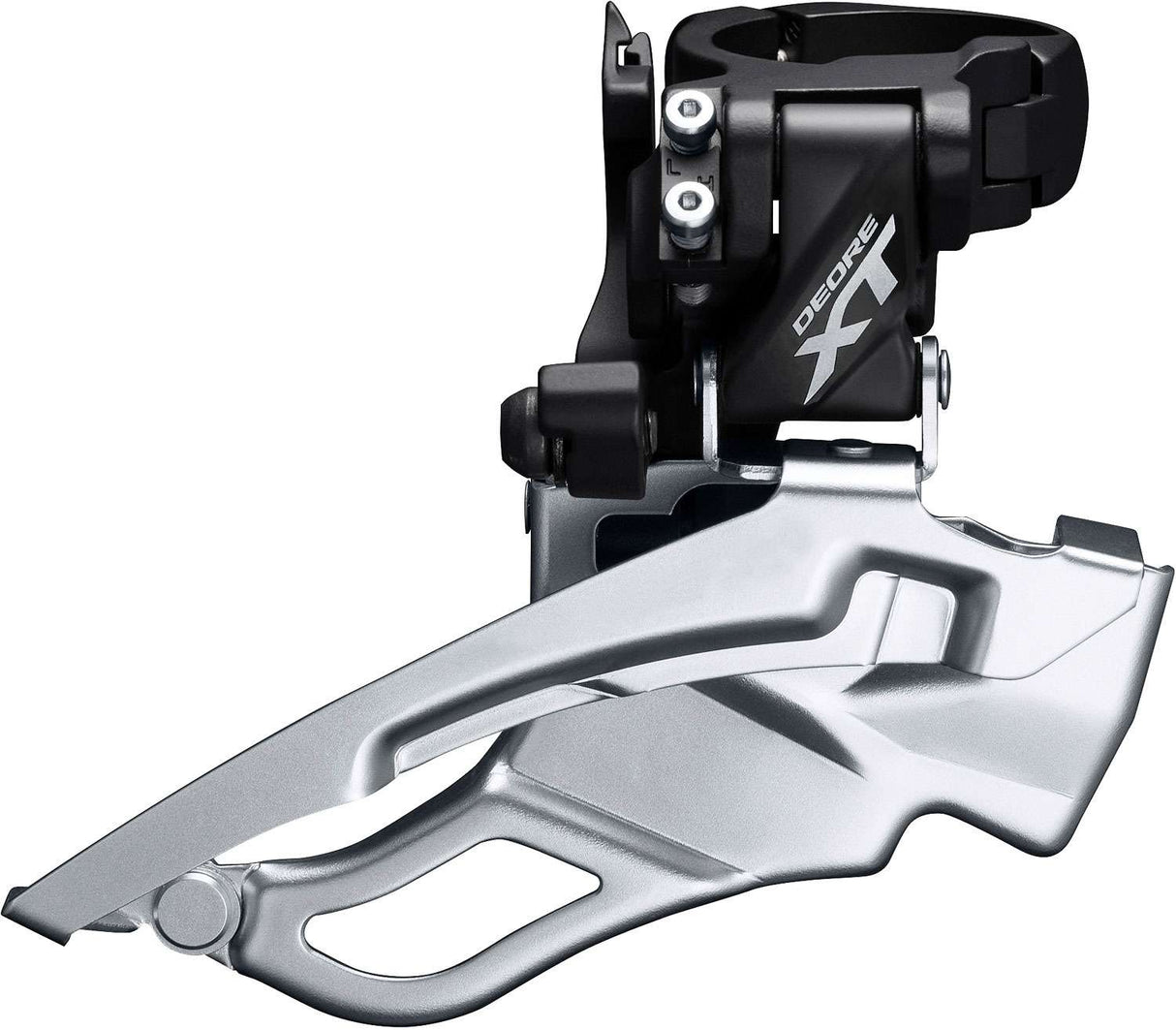 Shimano xt fd-t8000 3x10-speed front derailleur down-swing 63-66° clamp 34.9mm