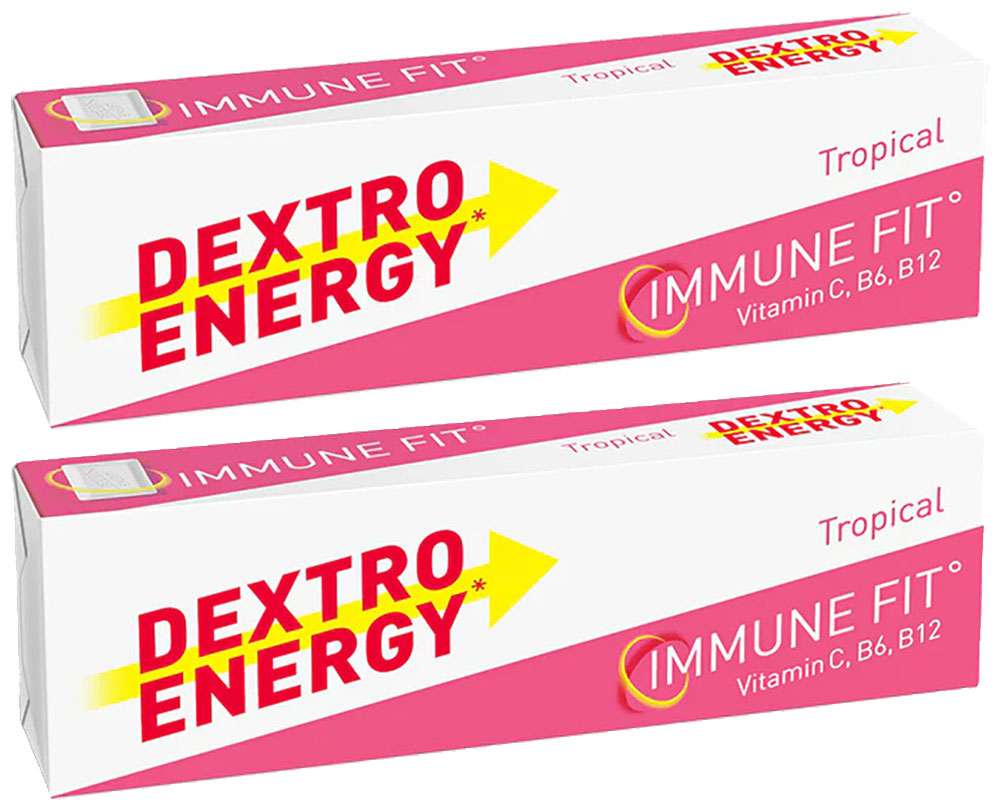 Dextro energy immune fit° tropical 2x47g