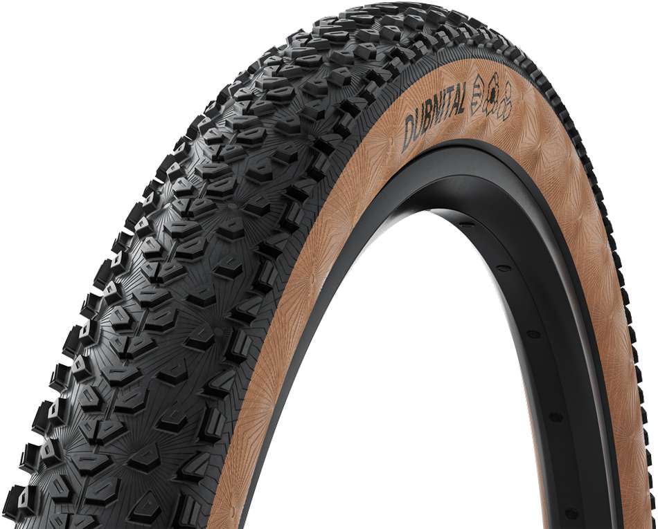 Continental dubnital race rapid 29x2.4 tr e-25 transparent folding tire