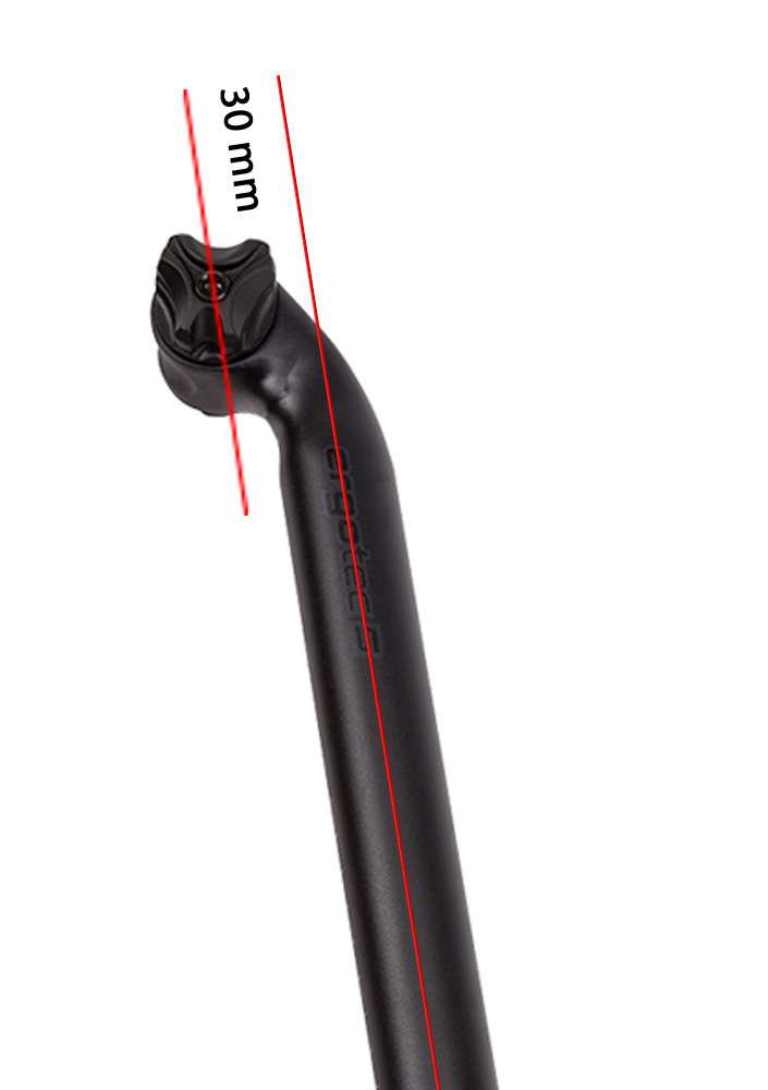 Ergotec patent seatpost Viper seatpost Viper 27.2x400mm