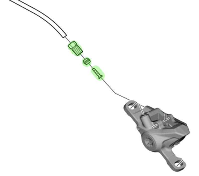 Shimano tube joint kit for sm-bh90-ss