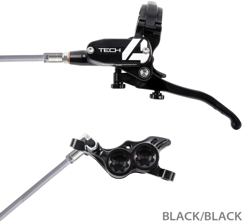 Hope tech 4 e4 steel braided disc brake - lever left
