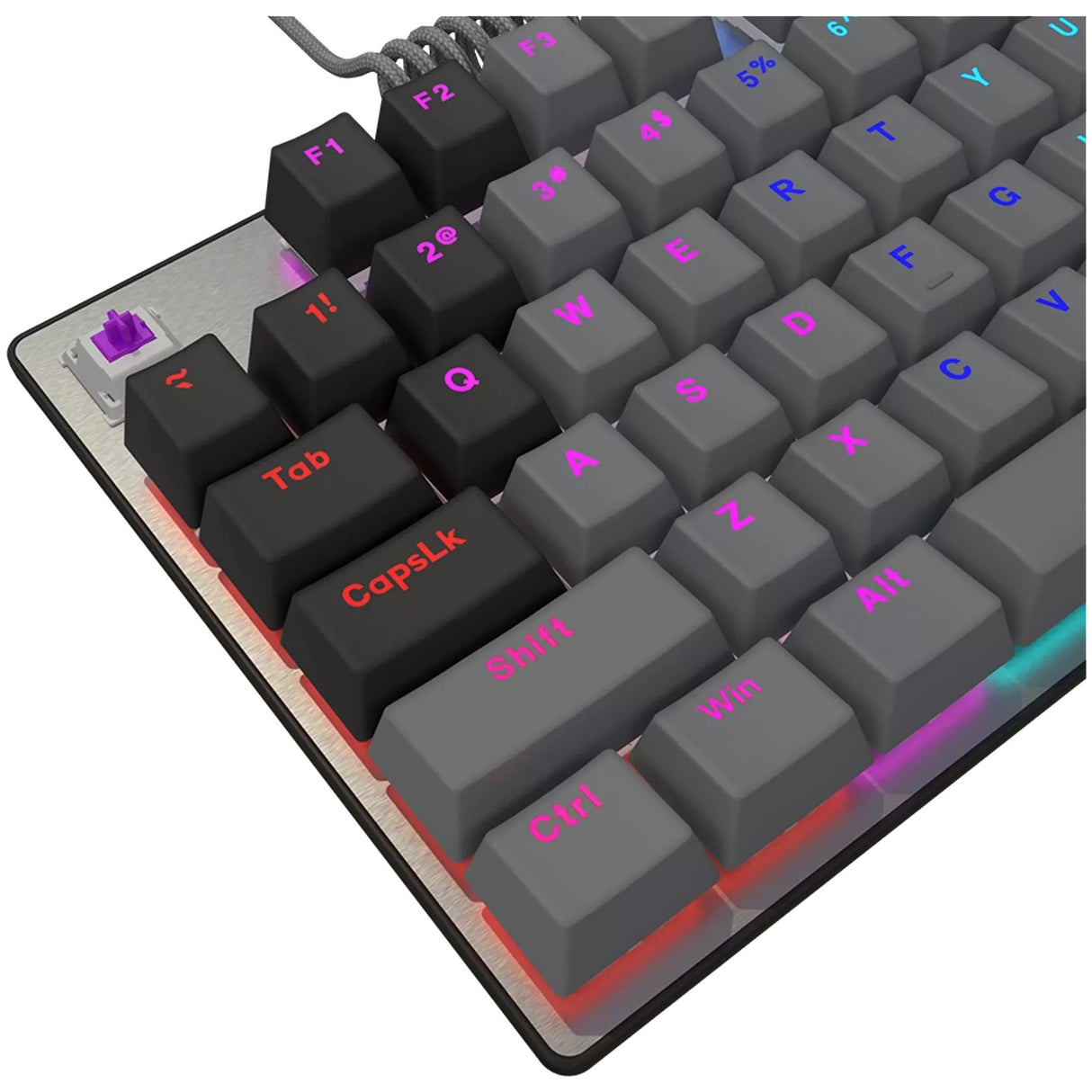 Lorgar azar 514tkl, gaming toetsenbord (zwart, us lay-out, logar dream, tkl, rgb)