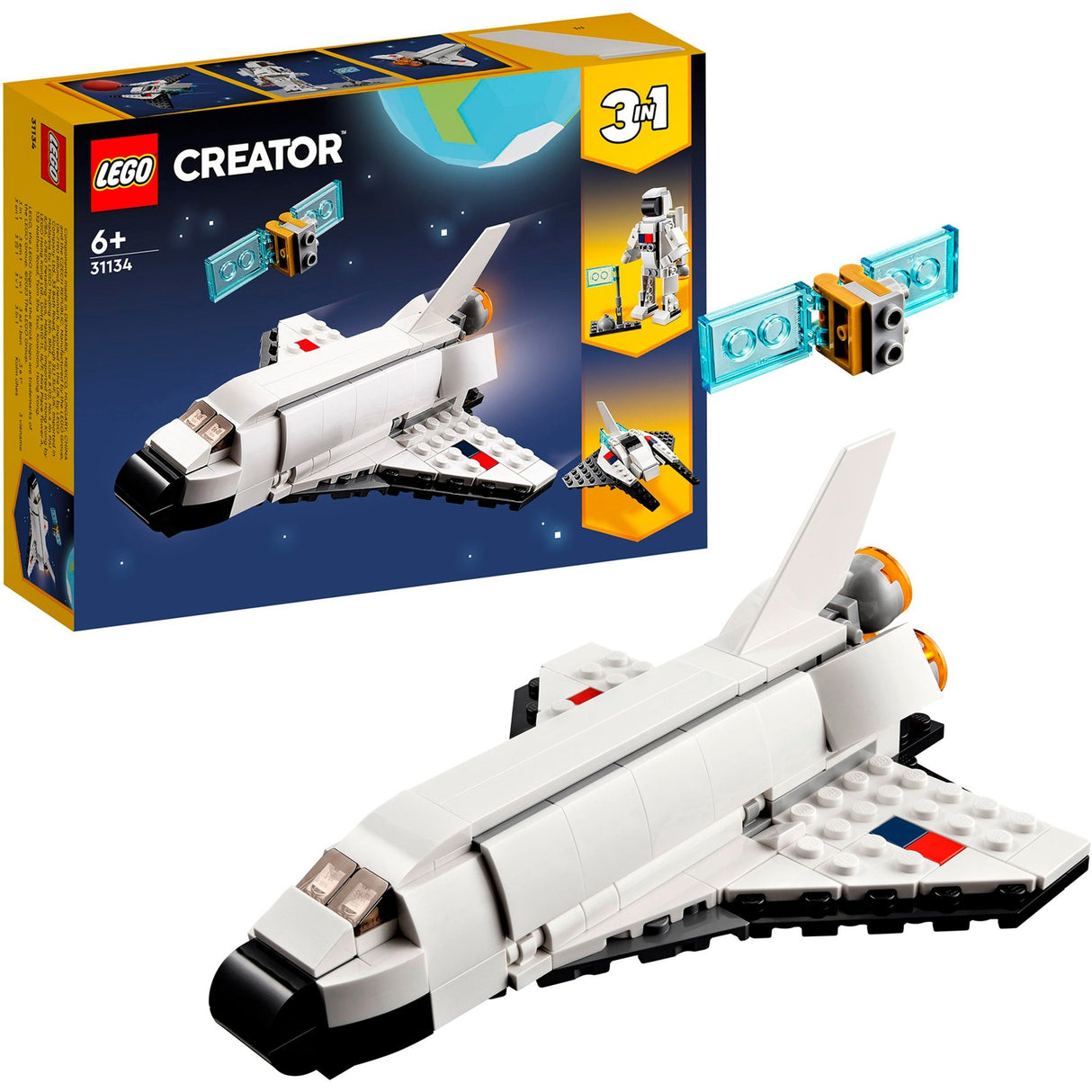 Erdvėlaivis „Lego Creator 31134 3in1“.
