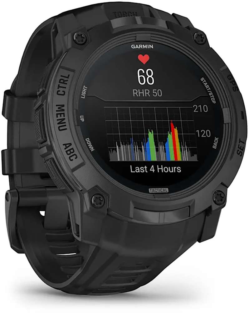 Garmin instinct® 3 amoled 50mm tactical edition - gps multisport smartwatch