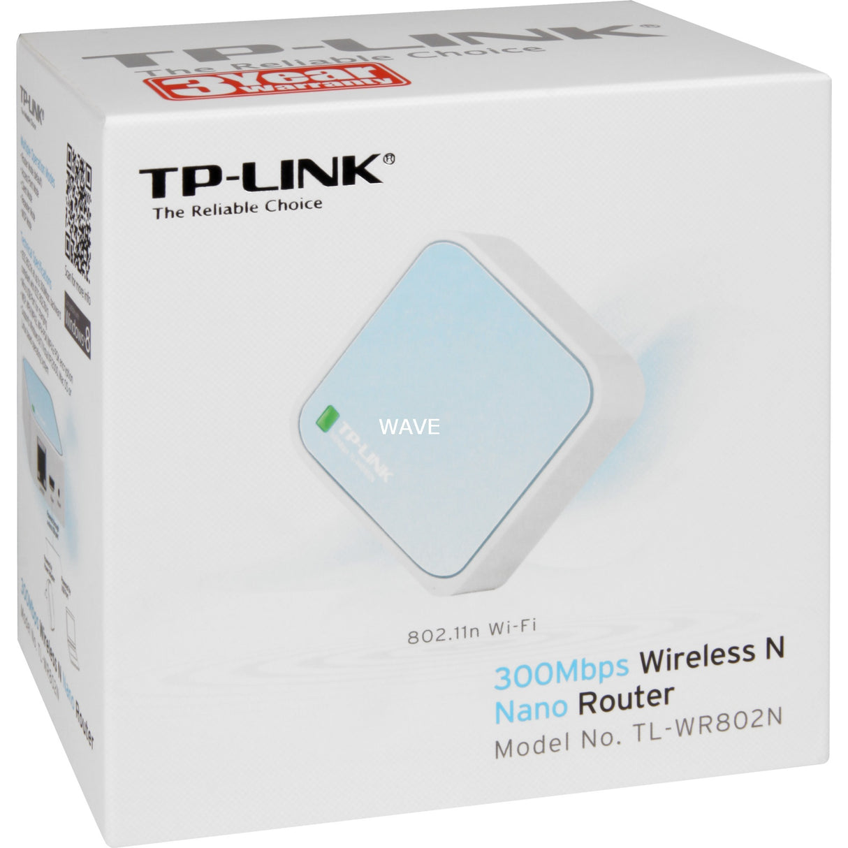 TP-LINK TL-WR802N Wireless N Nano Router 300Mbps