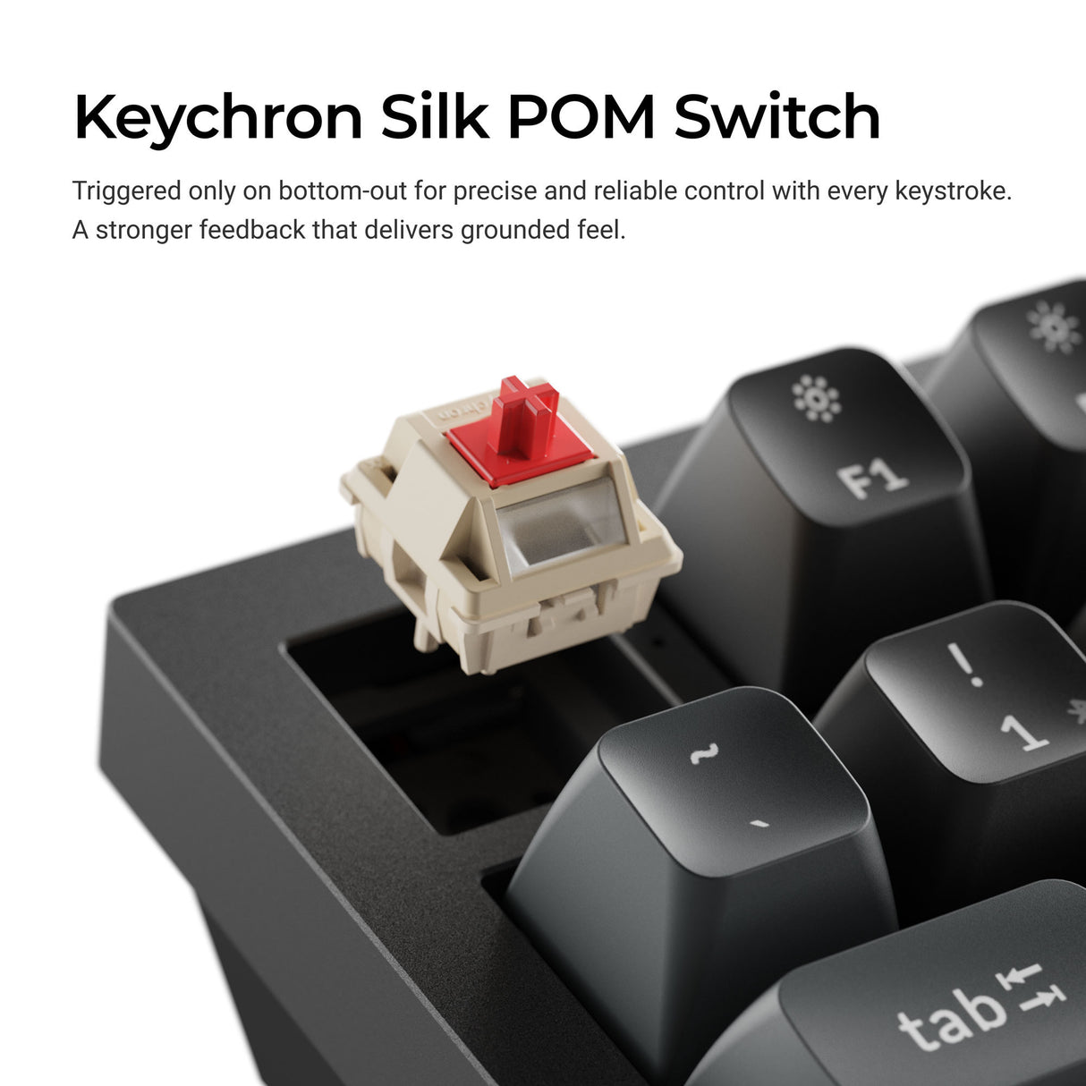 Keychron q6 ultra-m4 8k wireless custom mechanical keyboard (zwart, us lay-out (qwerty), silk pom banana, 100%, rgb, hot swap, 8k, 2.4 ghz bluetooth 5.2 usb-c)