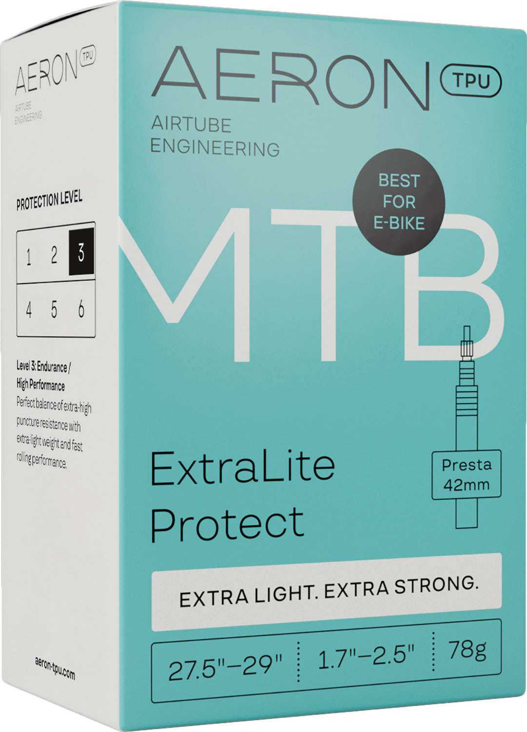 Aeron mtb extralite protect 27.5 29 tpu inner tube