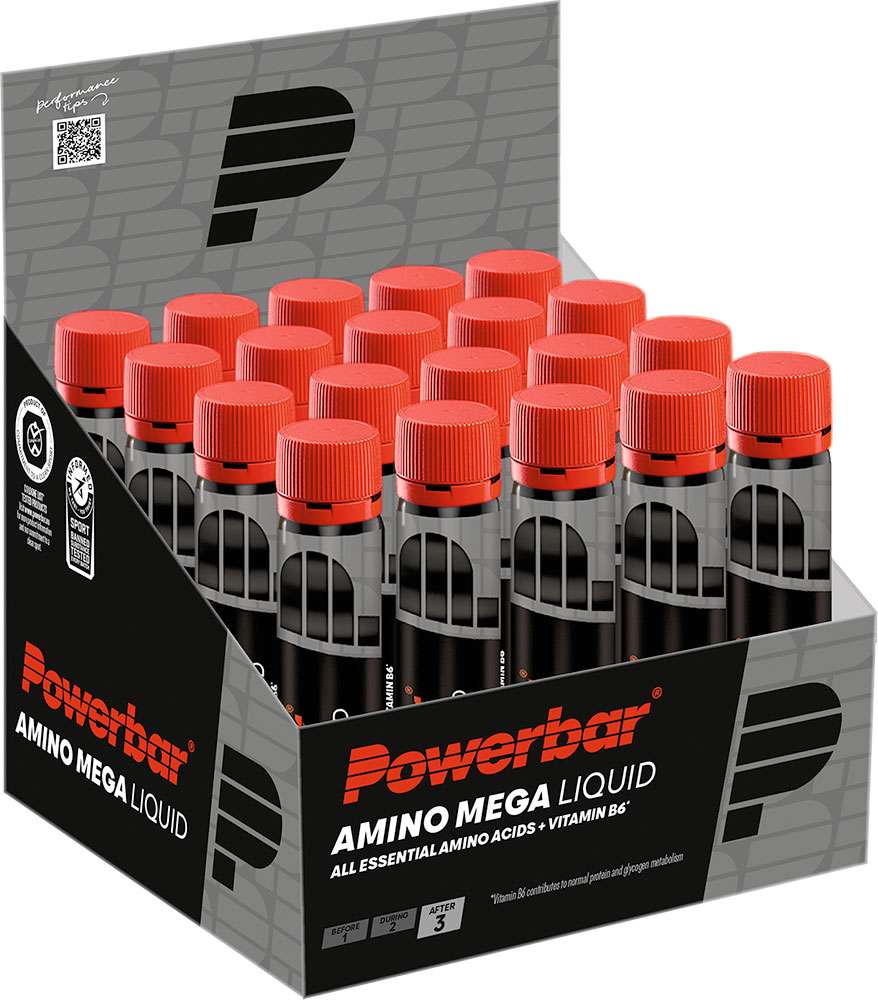 Powerbar black line amino mega liquid ampoule 20x25ml