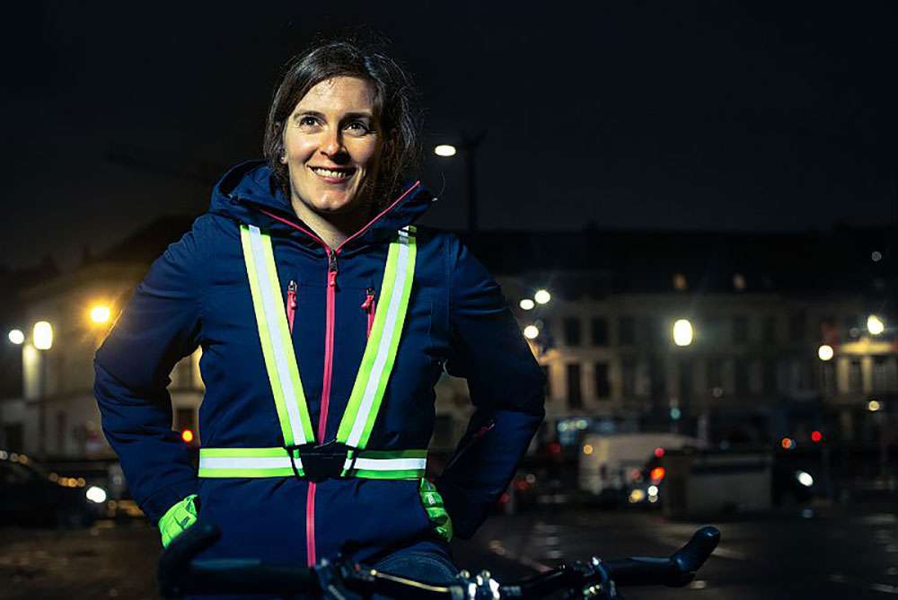 Wowow reflective safety sash cross belt refl.sash cross belt fluoresc.yellow