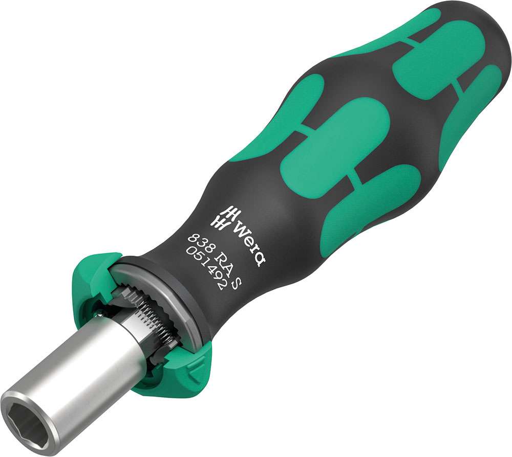 Wera 838 ra s bitholding screwdriver with ratchet functionality
