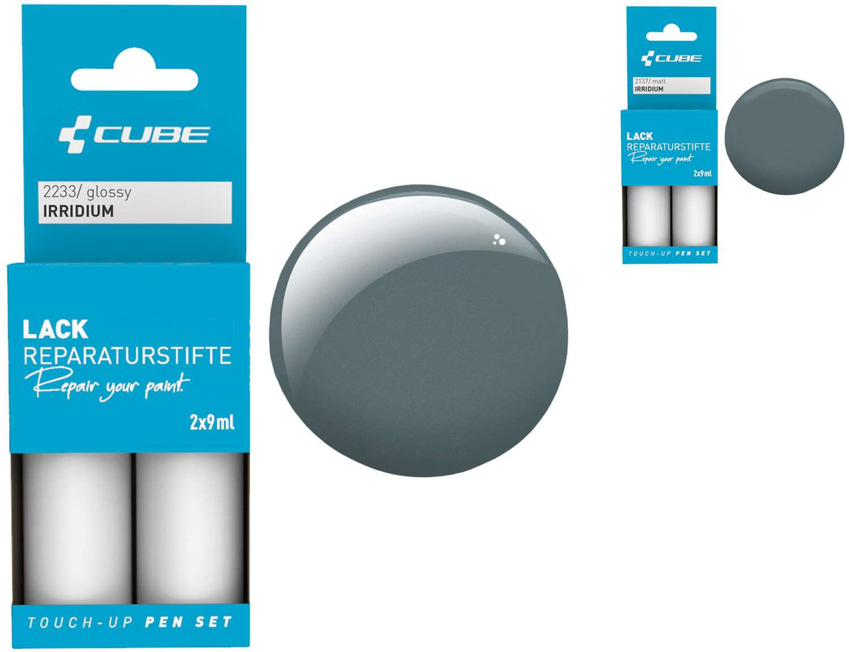 Cube touch-up pen set irridium