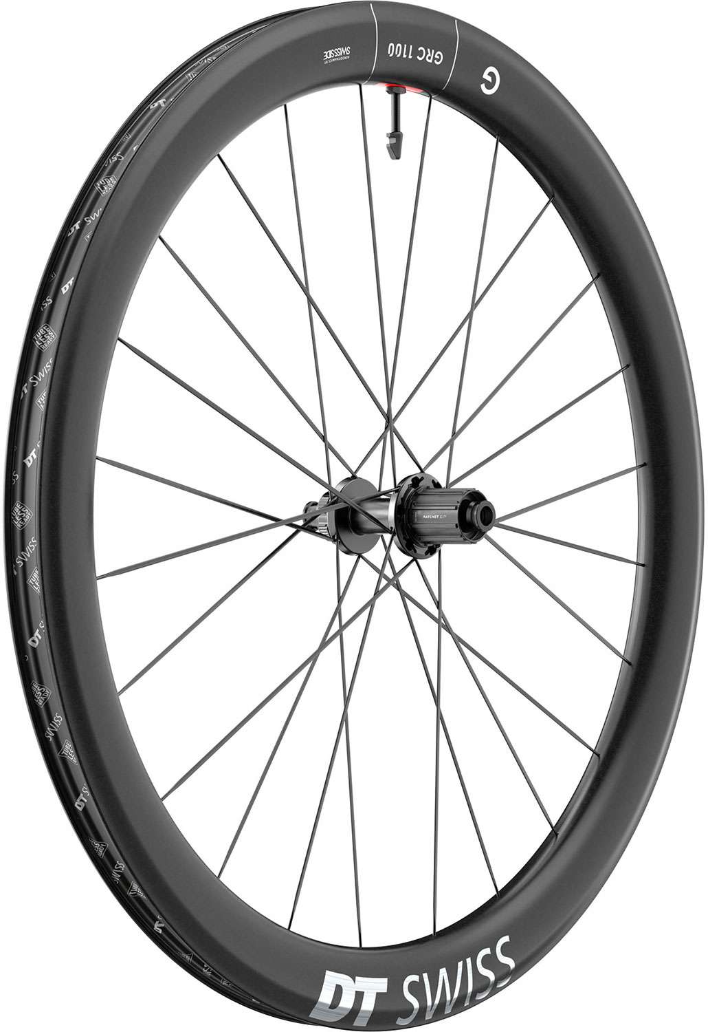 Dt swiss grc 1100 dicut® 50 28 cl shimano hg rear wheel