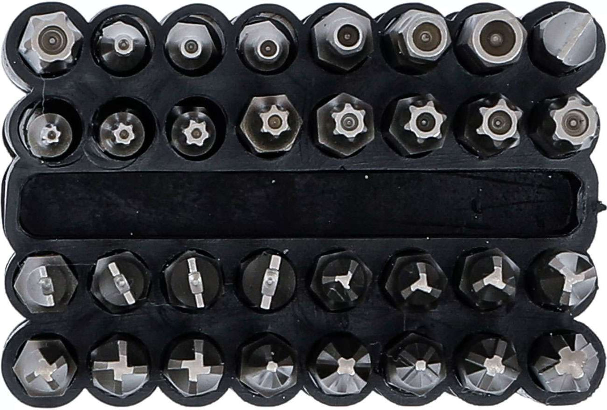 Bgs technic bit set long external hexagon 1 4 (6.3 mm) 32 pcs.