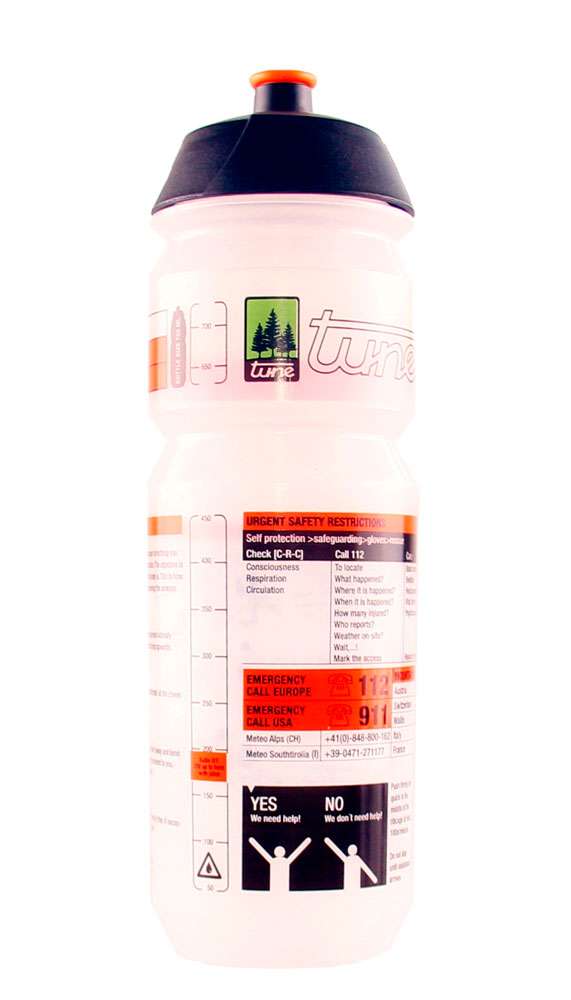 Tune bottle cage wasserträger 2.0 carbon + bottle 750ml