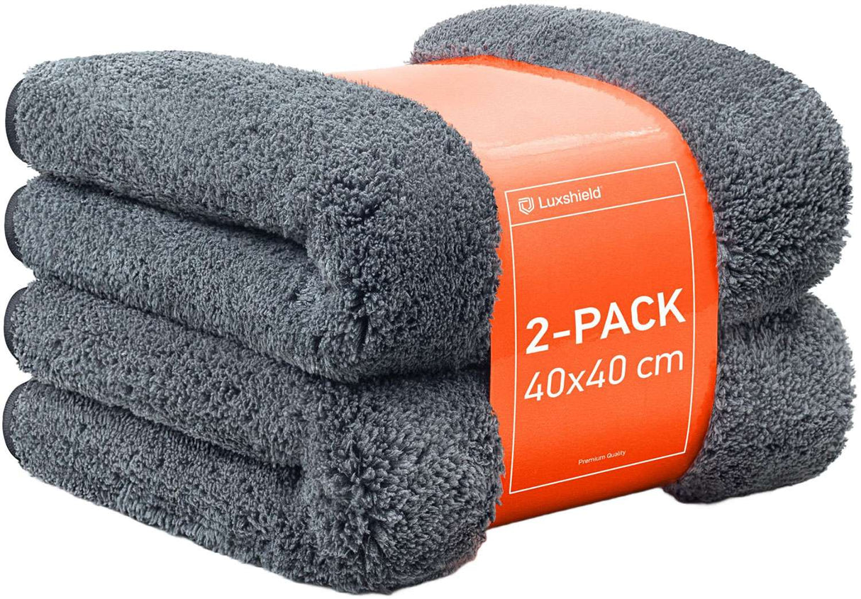 Luxshield microfiber cloth set 40x40cm 2-pack