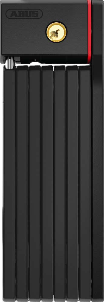 ABUS BORDO BIG UGRIP 5700 BLACK - Zložljiva ključavnica, 100 cm, športna