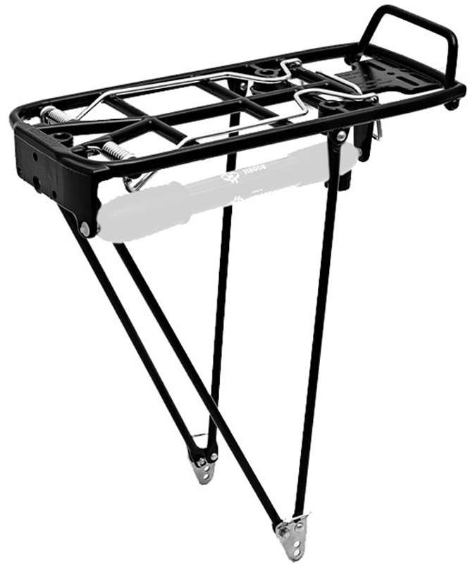 Pletscher athlete system luggage carrier with pump tips
