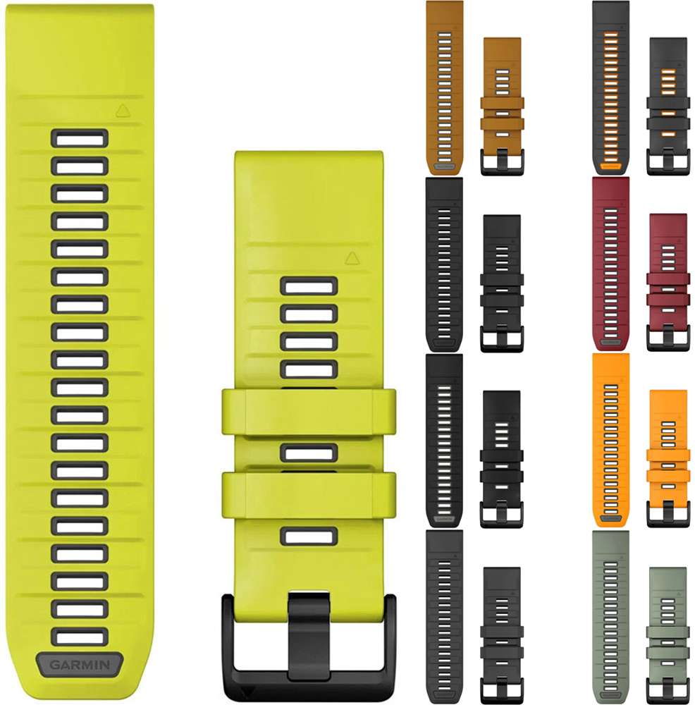 Garmin fenix 8x 7x 6x quickfit™ silicone strap 26mm