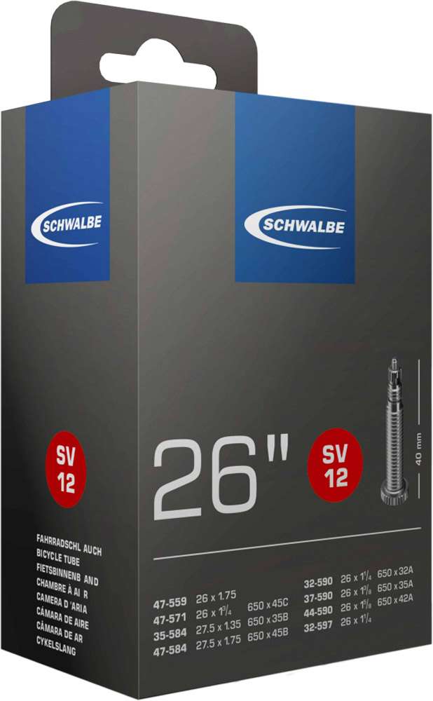 Schwalbe Vnitřní trubice 12SV 26 1 1 4-1,90 (30 47-559 597) FV