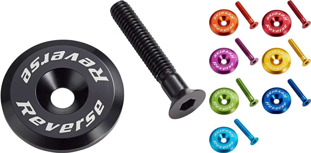 Reverse components stem cap with bolt