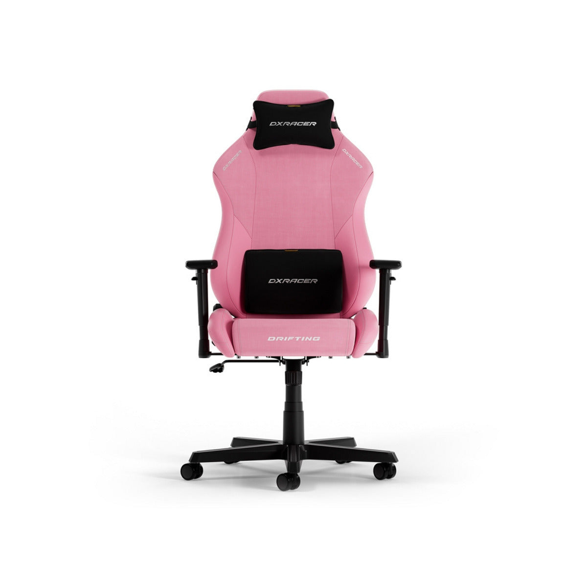 Dxracer drifting xl pink fabric gamestoel (zwart)