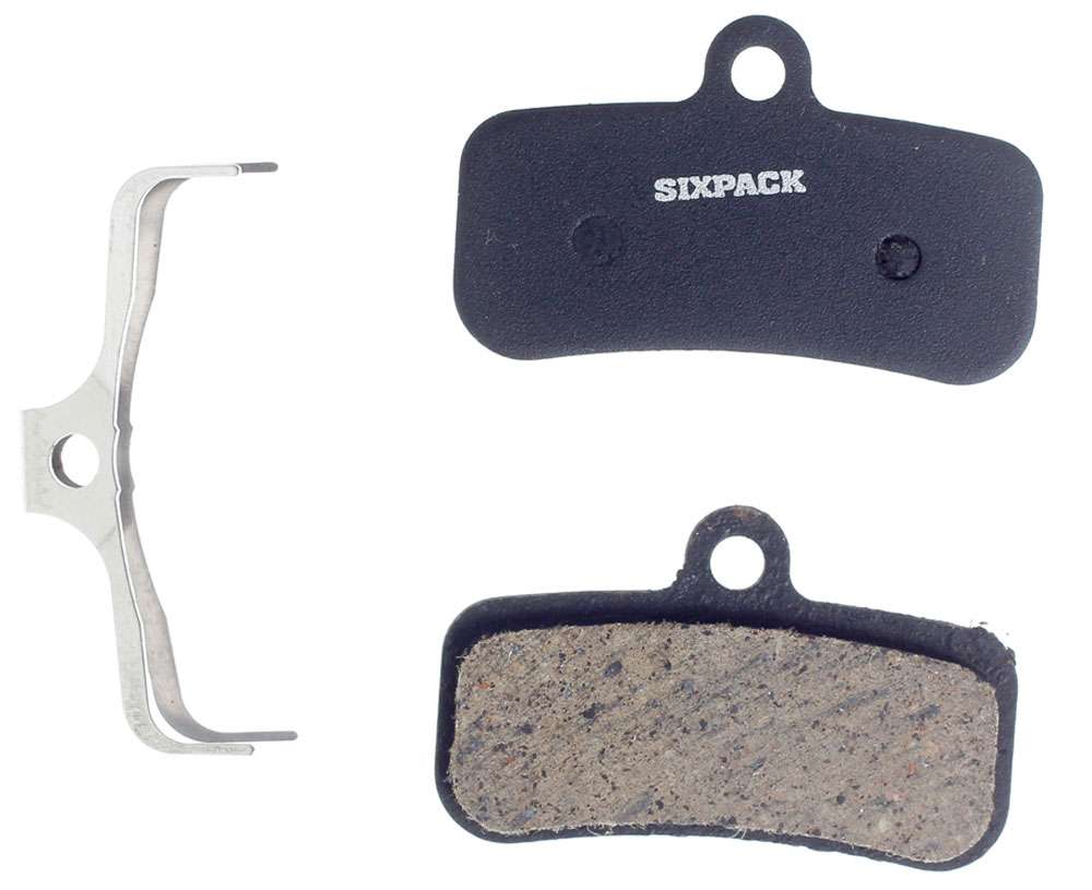 Sixpack racing shimano saint m810 820 zee m640 semi metallic disc brake pads