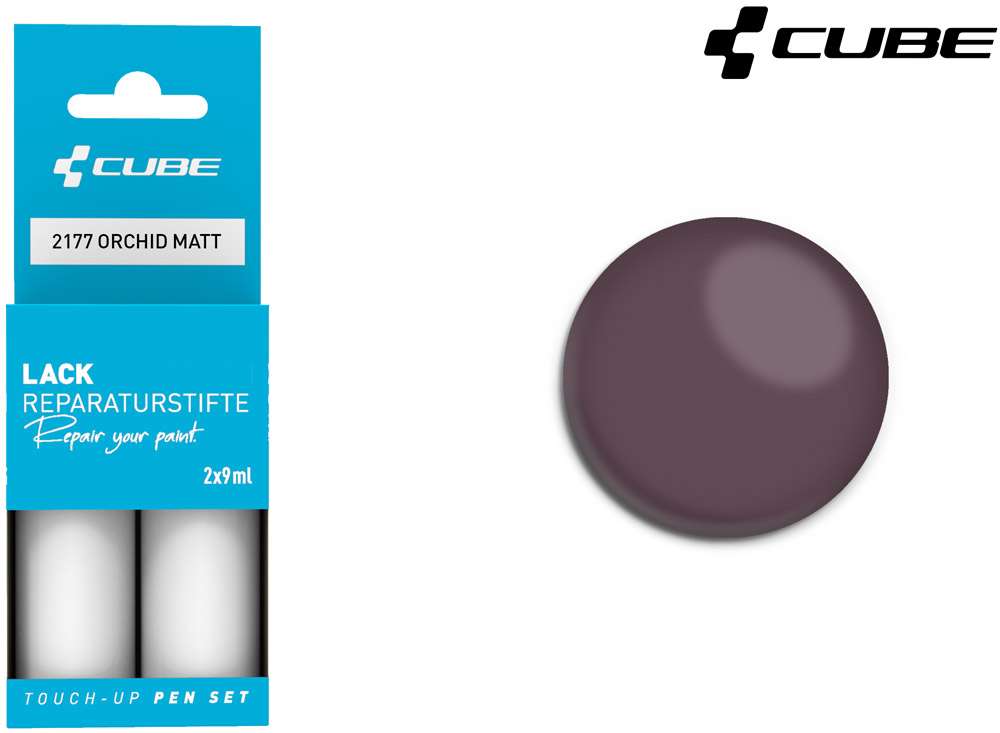 Cube touch-up pen set orchid matt