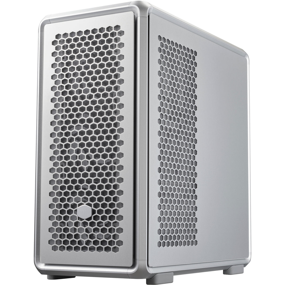 Cooler master masterframe 600 midi tower behuizing (zilver | 2x usb-a | 1x usb-c | tempered glass)