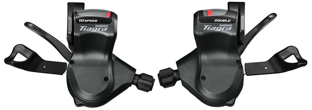 Shimano tiagra sl-4700 2x10-speed flat bar shift lever set