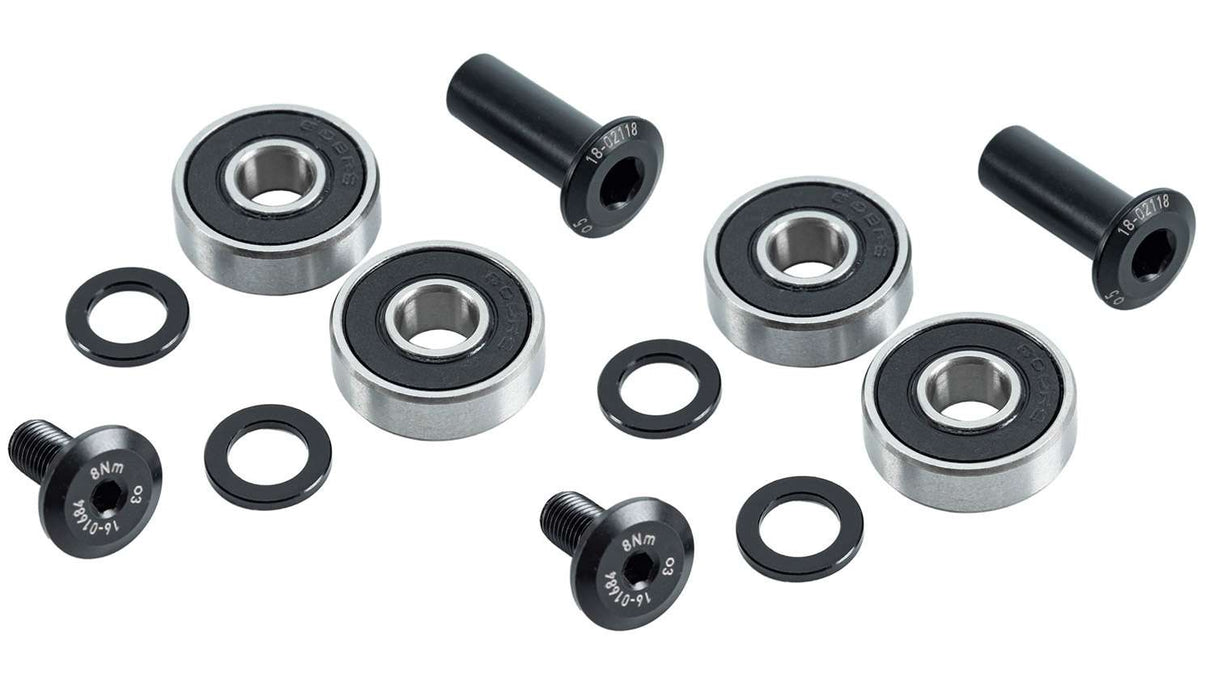 Cube horst link bearing pivot set stereo hybrid