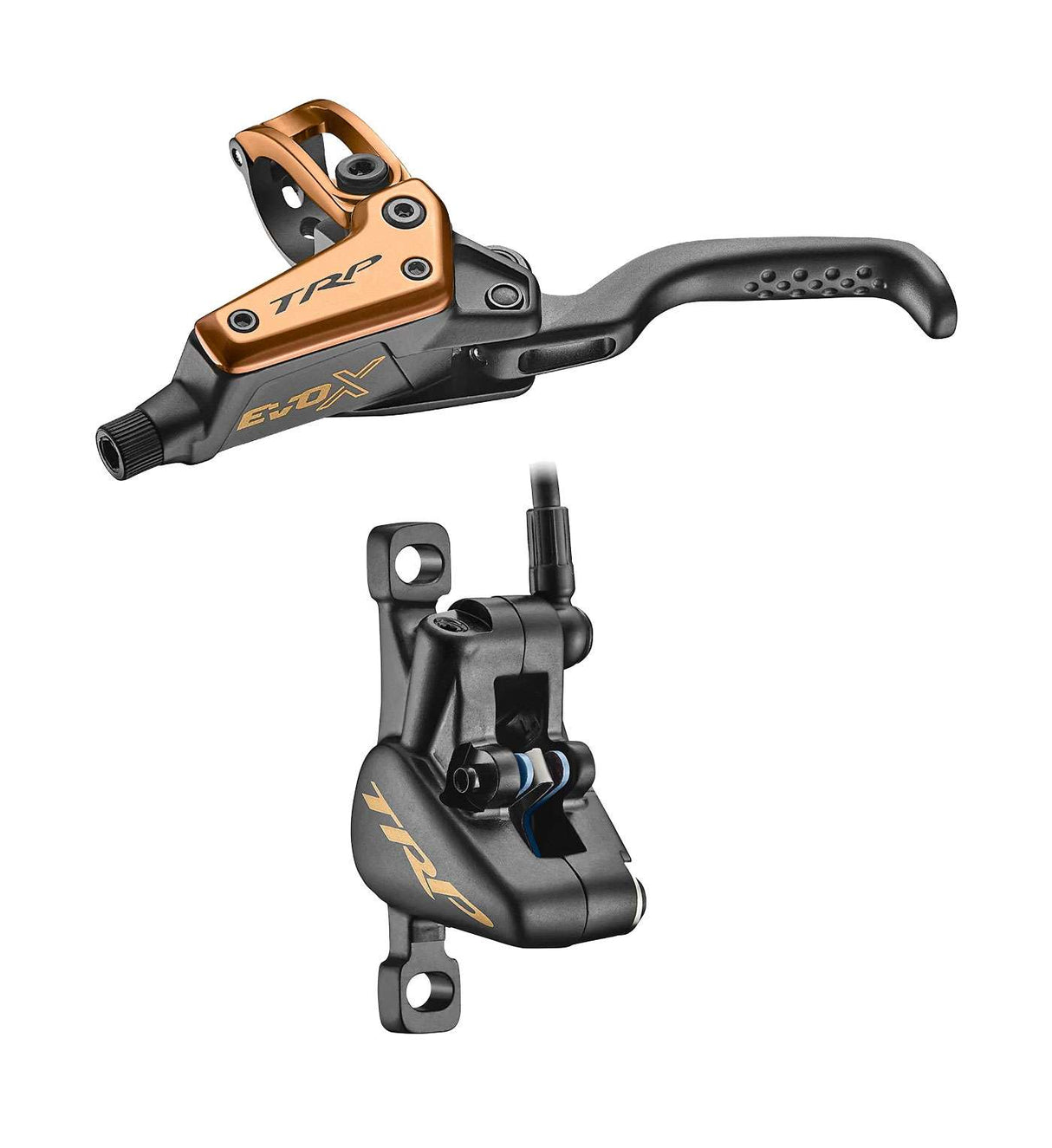 Trp disc brake evo x hd-m9020 disc brake evo x hd-m9020 gold left