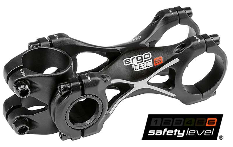 Ergotec Swell-Xr Eco STEM 28.6 31.8 mm 100 mm negro
