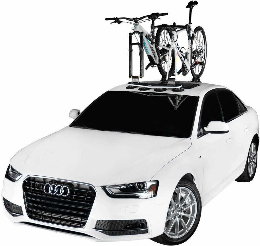 Seasucker bomber mini rack roof bike rack for 2 bikes