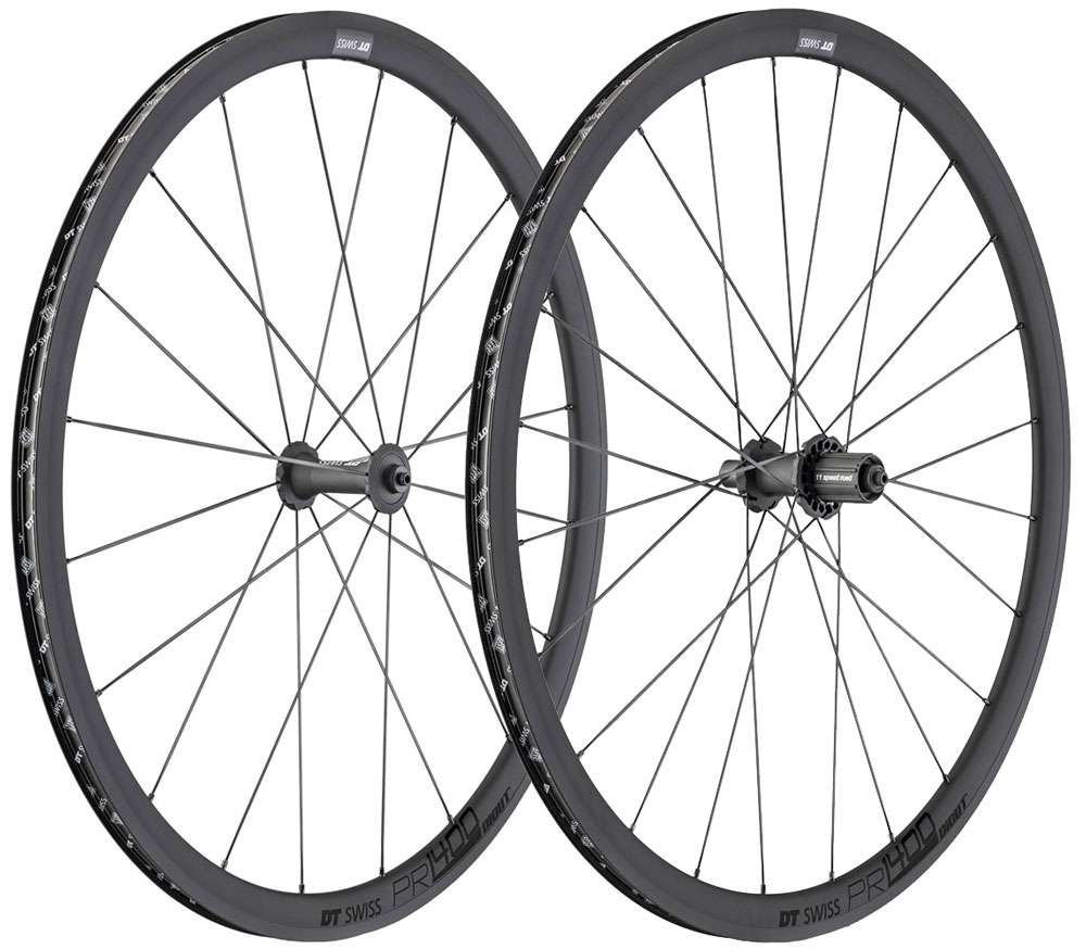 Dt swiss pr 1400 dicut oxic clincher 32mm wheelset