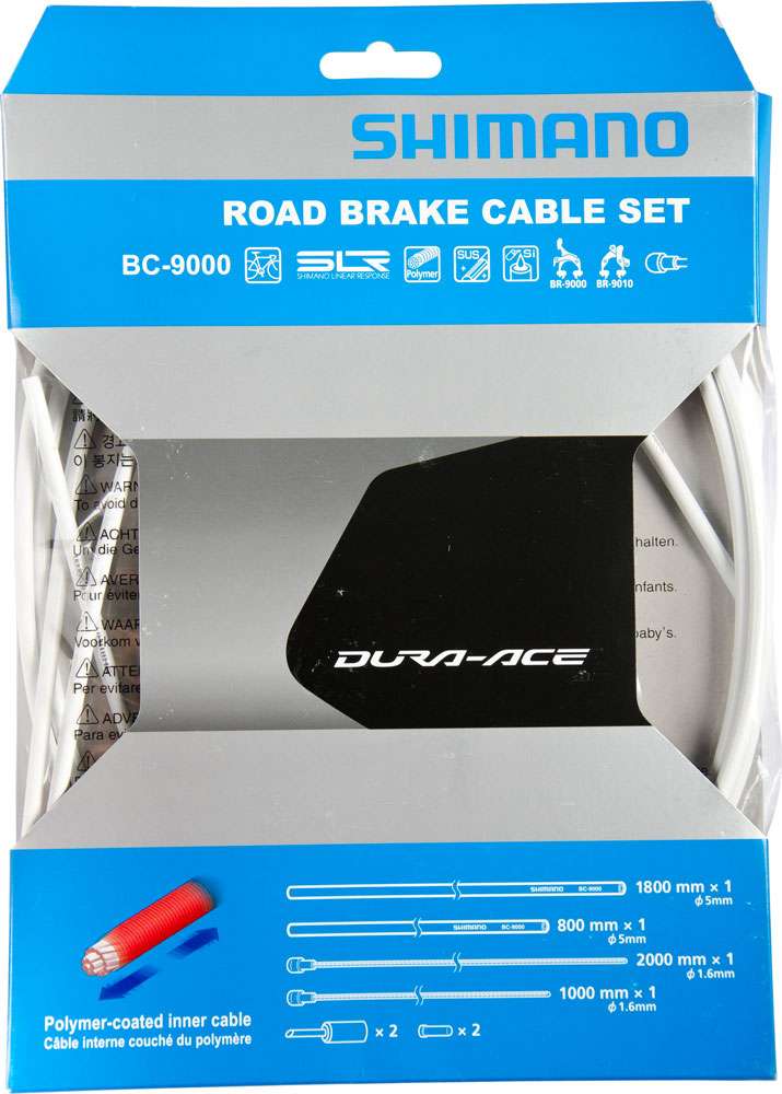 Shimano dura ace bc-9000 polymer brake cable set