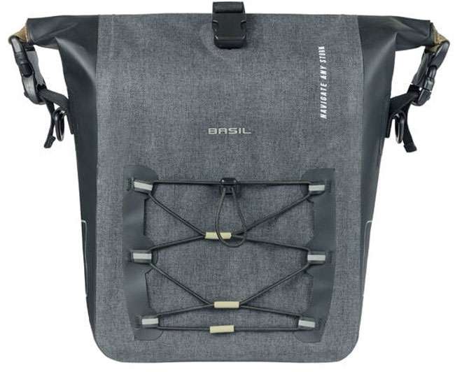 Basil Navigator Storm M - Sportovní a funkční taška na jedno kole - černá