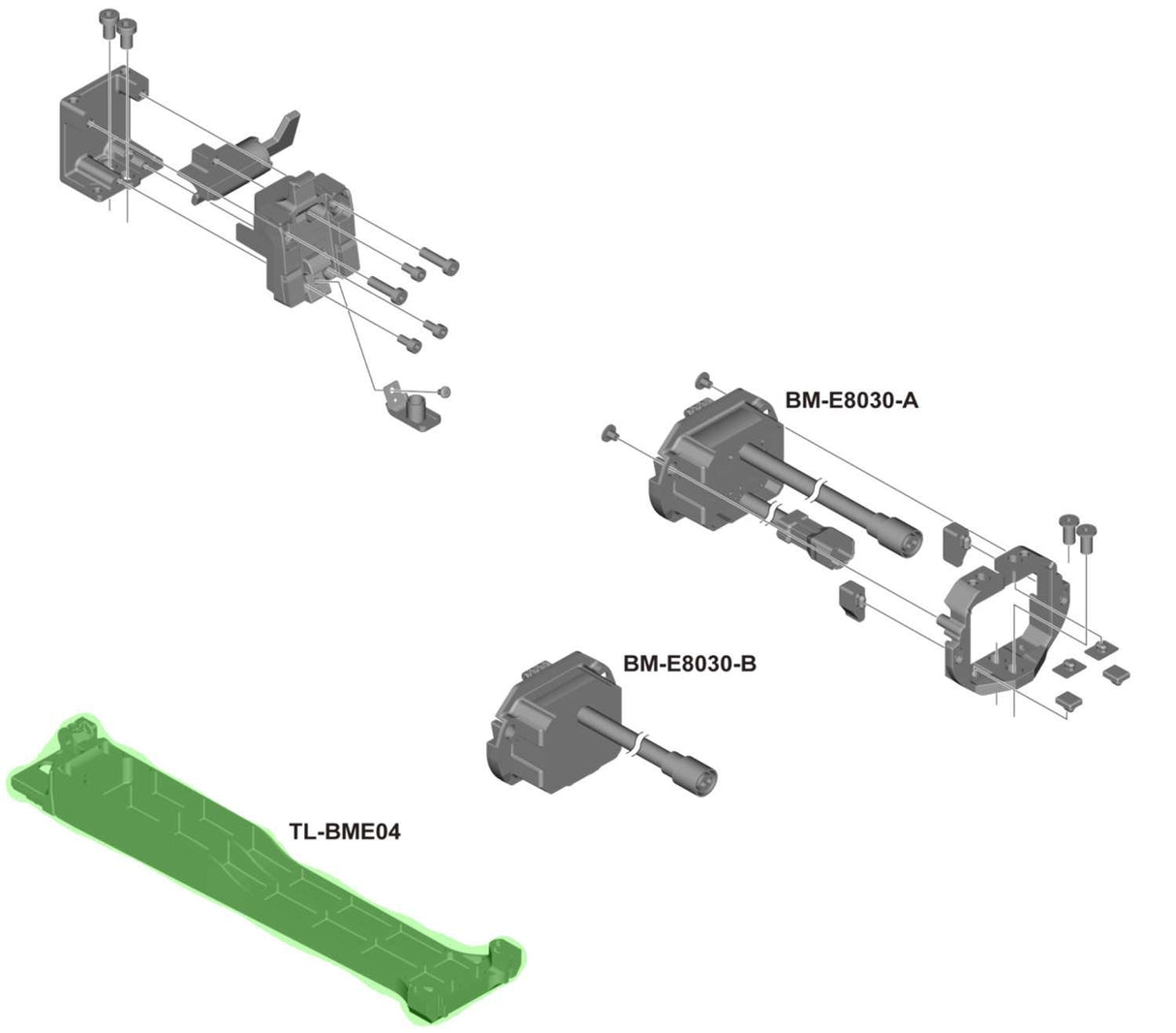 Shimano tl-bme04 template for steps battery holder bm-e8030 e8031